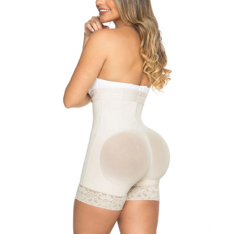 Women's Shapers Fajas Colombian Girdle High Waist Double Compression Shaping Belt Shaper BuLifter Shorts Tummy Control Shapewear Slimming