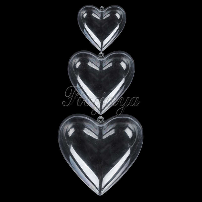 10Pcs/Lot Heart Transparent Plastic Gift Candy Box Fillable Ball Baubles Decor Wedding Xmas Christmas Tree Decoration 210610
10Pcs/Lot Heart Transparent Plastic Gift Candy Box Fillable Ball Baubles Decor Wedding Xmas Christmas Tree Decoration 210610