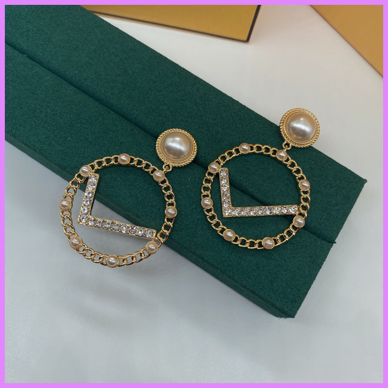 Women Pearl Earrings For Party Designer jewelry Round Earring Gold F Letter Ladies Ear Studs Accessories Pendants Christmas D2112234F
Women Pearl Earrings For Party Designer jewelry Round Earring Gold F Letter Ladies Ear Studs Accessories Pendants Christmas D2112234F