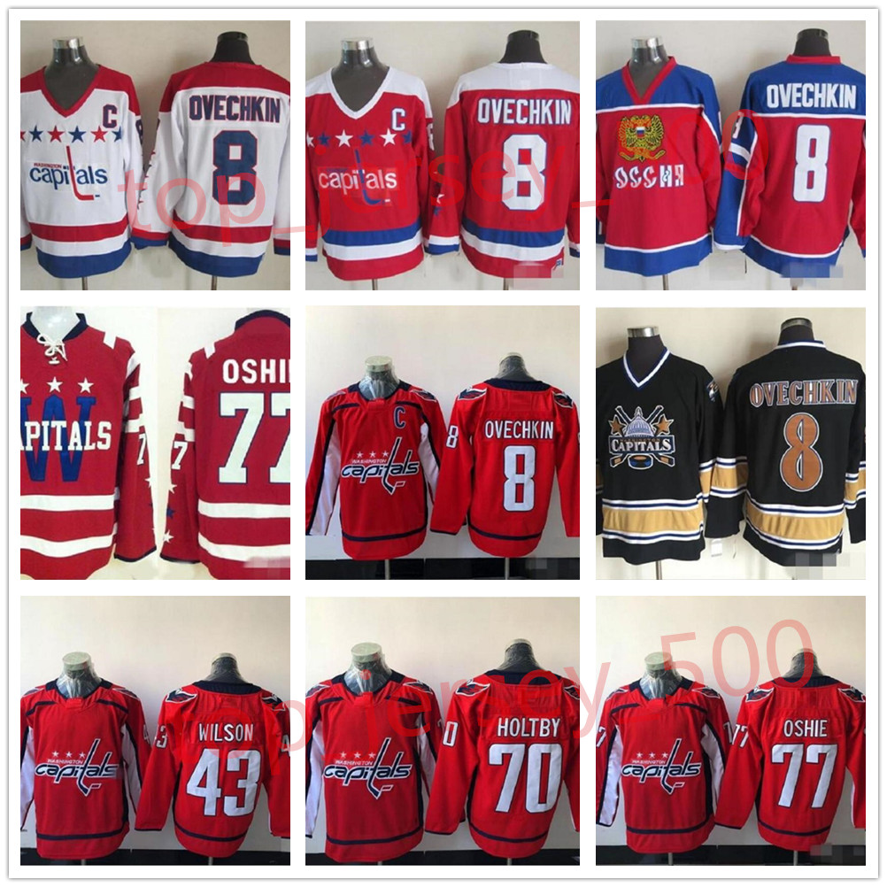 Retro Washington Capitals Winter Classic Hockey Jerseys 8 Alex Ovechkin 77 TJ Oshie 92 Evgeny Kuznetsov 70 Braden Holtby Tom Wilson Jerseys, As shown in illustration
Retro Washington Capitals Winter Classic Hockey Jerseys 8 Alex Ovechkin 77 TJ Oshie 92 Evgeny Kuznetsov 70 Braden Holtby Tom Wilson Jerseys, As shown in illustration