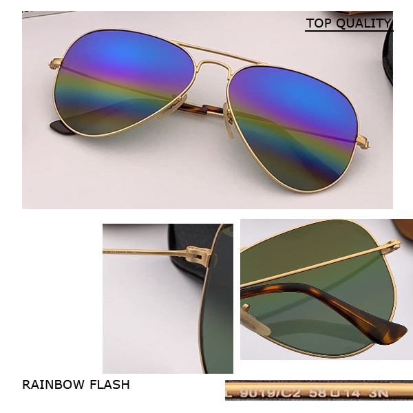 2021 Pilot Rainbow Sunglasses Women/Men Top Brand Designer Vintage Sun Glasses For Women Outdoor Driving Oculos De Sol gafas 3025
2021 Pilot Rainbow Sunglasses Women/Men Top Brand Designer Vintage Sun Glasses For Women Outdoor Driving Oculos De Sol gafas 3025
