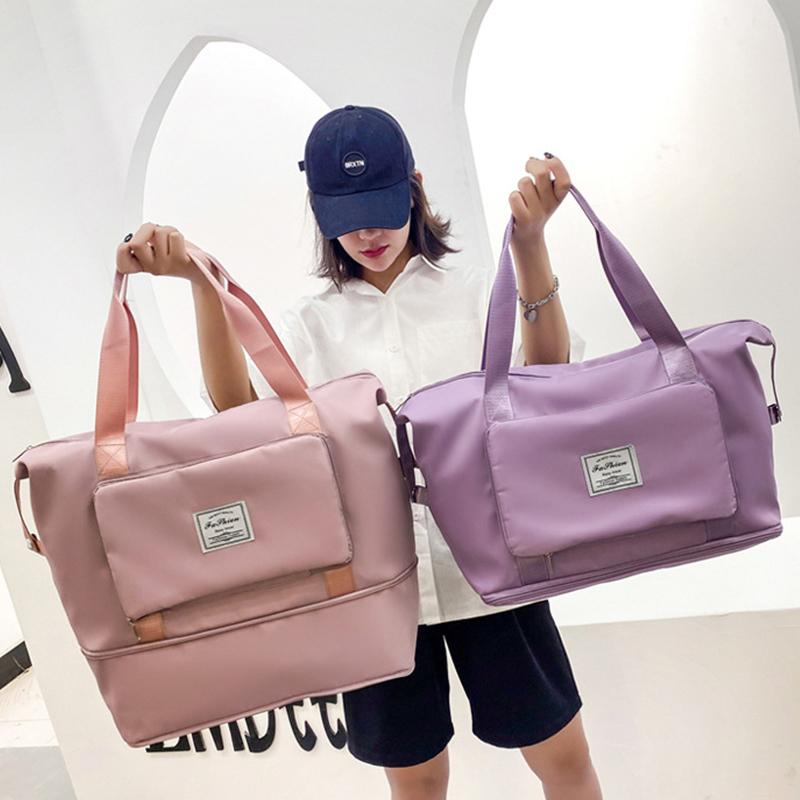 Duffel Bags Large Capacity Folding Travel Bag Foldable Women Gym Shoulder Training Handle Handbag Yoga, Pp
Duffel Bags Large Capacity Folding Travel Bag Foldable Women Gym Shoulder Training Handle Handbag Yoga, Pp