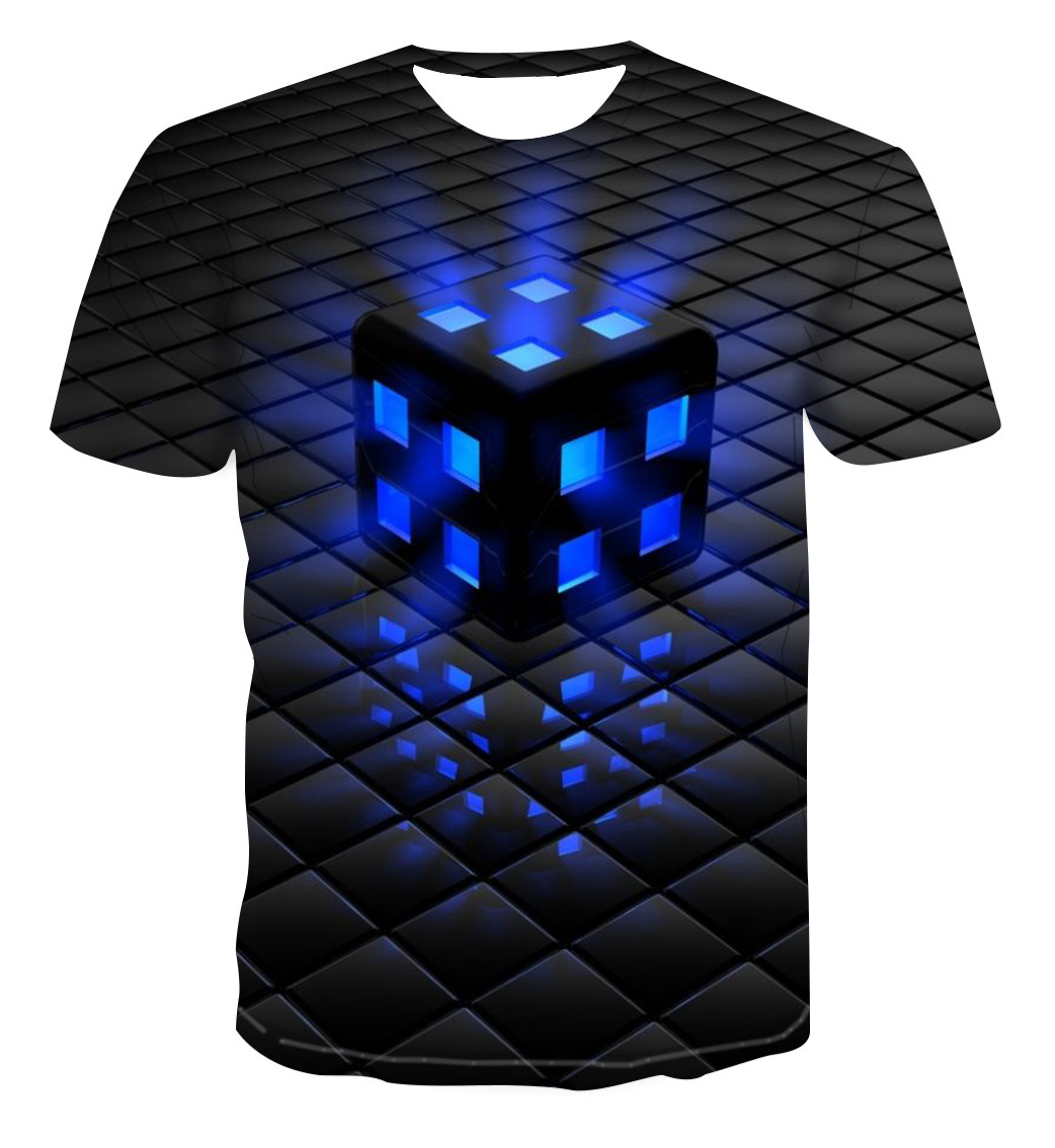 Men' T-Shirts Checkered Casual Short Sleeve, European and American Style 3D Printing Round Neck Comfortable T-shirt AE869 VFPK, A1
Men' T-Shirts Checkered Casual Short Sleeve, European and American Style 3D Printing Round Neck Comfortable T-shirt AE869 VFPK, A1