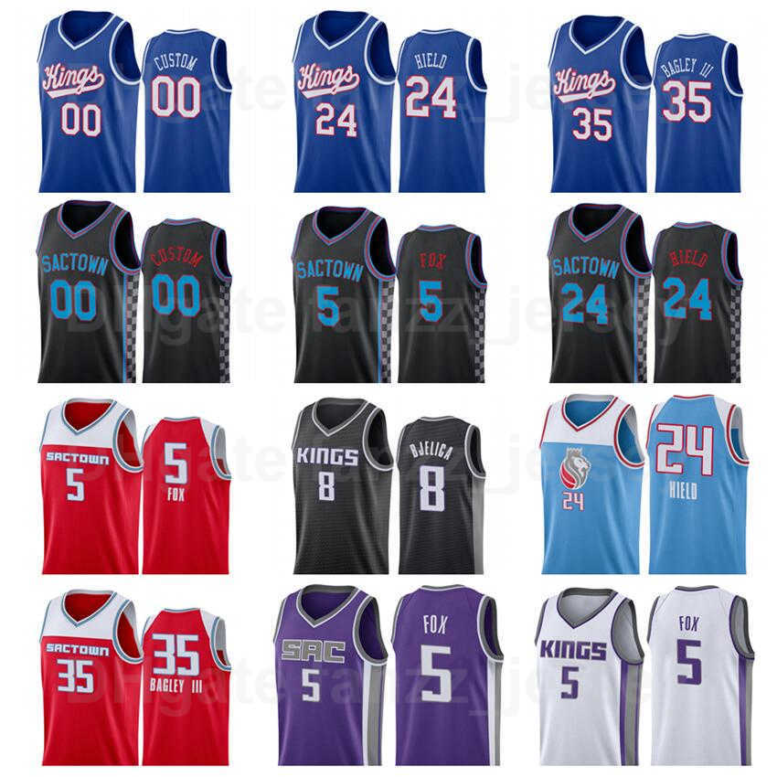 Screen Print Basketball Marvin Bagley III Jersey 35 DeAaron Fox 5 Harrison Barnes 40 Tyrese Haliburton 0 Chris Webber 4 Edition, Black;red
Screen Print Basketball Marvin Bagley III Jersey 35 DeAaron Fox 5 Harrison Barnes 40 Tyrese Haliburton 0 Chris Webber 4 Edition, Black;red