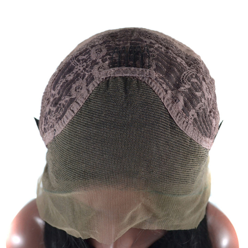 Heat Resistant Fiber Hair Synthetic Lace Wig with Baby Hair Mermaid Black Color Silk Straight Synthetic Lace Front Wigs for Black Women