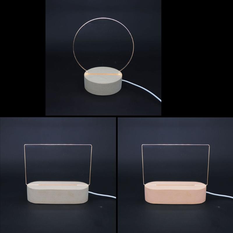 Night Lights Handmade 3D Acrylic Carving Wood LED Display Base Warm Lighted Crystal Art Glass DIY Light
Night Lights Handmade 3D Acrylic Carving Wood LED Display Base Warm Lighted Crystal Art Glass DIY Light
