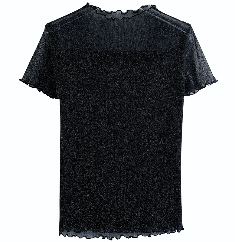 2021 summer design engraving short sleeve fashion T - shirt women top 5961, White
2021 summer design engraving short sleeve fashion T - shirt women top 5961, White