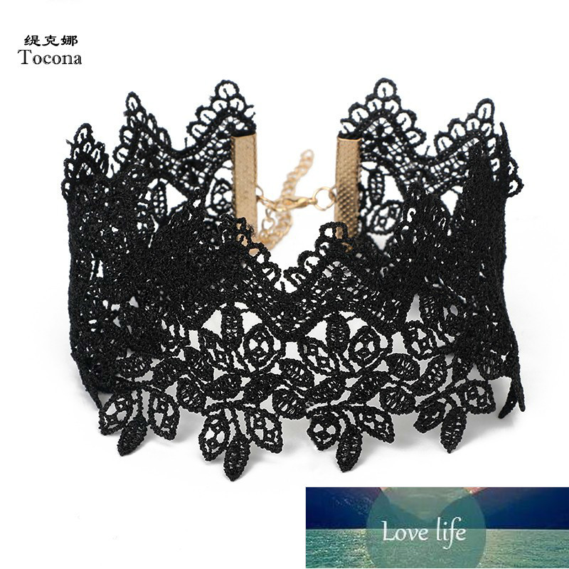Tocona Gothic Wide Flower Black Lace Chokers Necklaces for Women Fashion Punk Gothic Choker Sweet Vintage Collares Necklace
Tocona Gothic Wide Flower Black Lace Chokers Necklaces for Women Fashion Punk Gothic Choker Sweet Vintage Collares Necklace