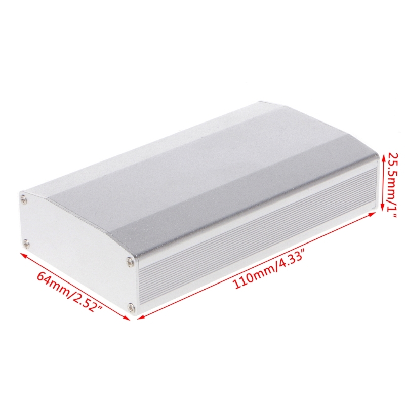 110X64X25.5 Mm Diy Aluminium Housing Case Electronic Project Pcb Instrument Box