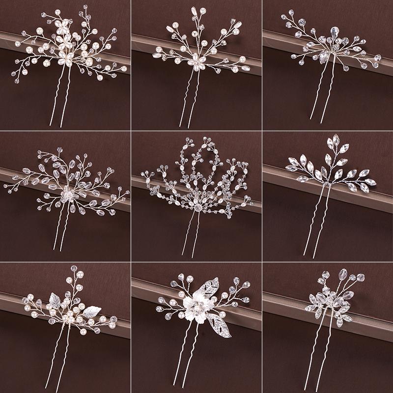 Hair Clips & Barrettes Fashion Silver Color Design Head Jewelry Pearl Rhinestone Hairpins Stick Crystal Bridal Accessories Women Wedding, Golden;silver
Hair Clips & Barrettes Fashion Silver Color Design Head Jewelry Pearl Rhinestone Hairpins Stick Crystal Bridal Accessories Women Wedding, Golden;silver