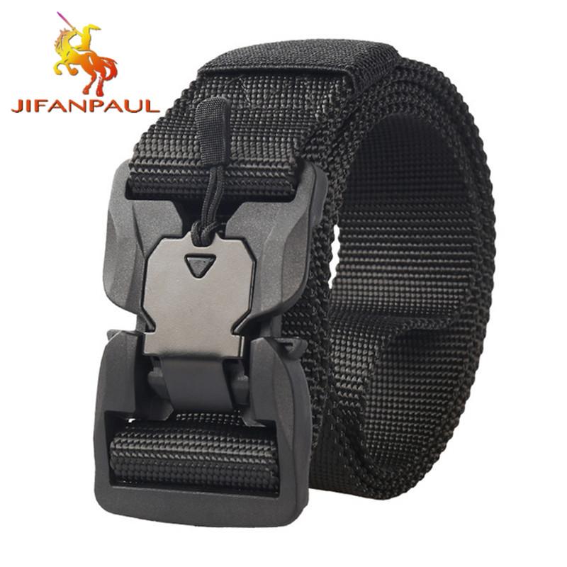 Belts Magnet Buckle Outdoor Men's Tactical Belt Magnetic Unisex Function Combat Survival High Quality Nylon Sports Cycling 2021, Black;brown
Belts Magnet Buckle Outdoor Men's Tactical Belt Magnetic Unisex Function Combat Survival High Quality Nylon Sports Cycling 2021, Black;brown