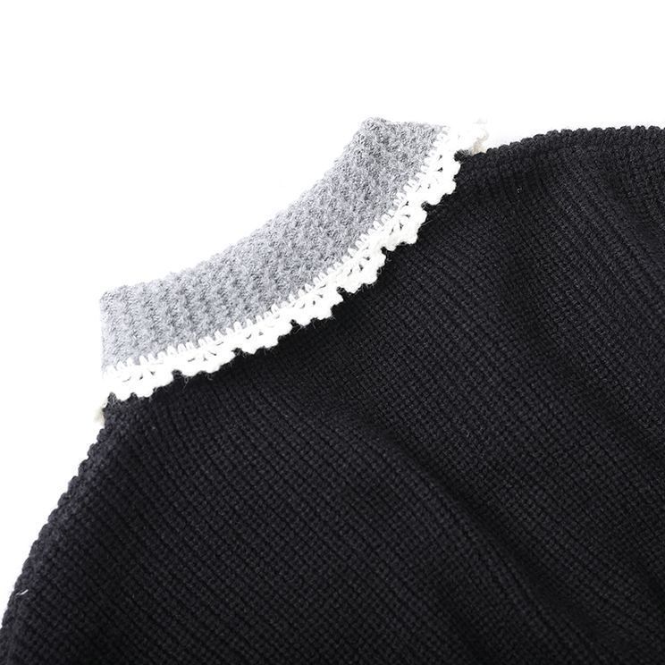 Nomikuma Women Cardigan Sweater Coat Korean Cartoon Embroidery Pocket Knitted Jacket Causal Turn-down Collar Knitwear 6D624 210427