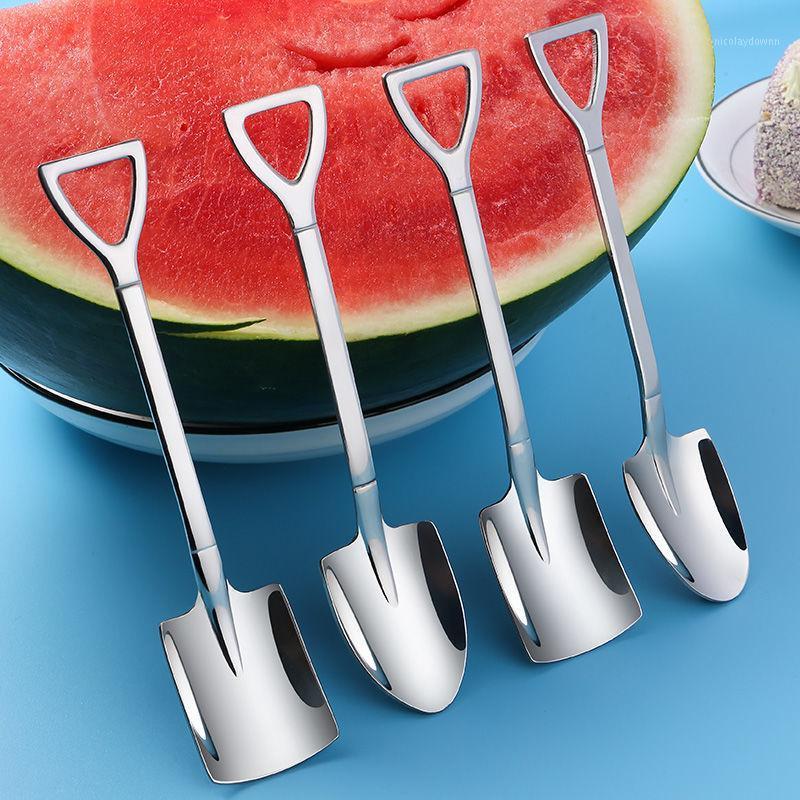 Spoons Stainless Steel Coffee Shovel Spoon Long Handle Ice Cream Dessert Teaspoons For Honey Drinkware Tableware Kitchen Accessories
Spoons Stainless Steel Coffee Shovel Spoon Long Handle Ice Cream Dessert Teaspoons For Honey Drinkware Tableware Kitchen Accessories
