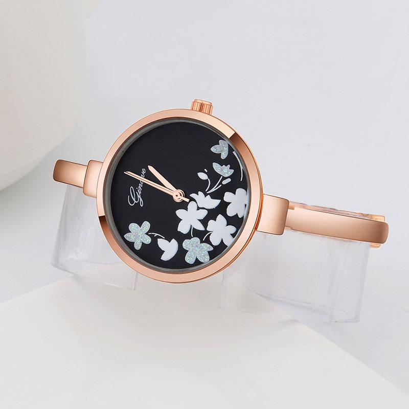 Wristwatches GINAVE Product Explosion Models Women's Petal Quartz Watch Alloy Strap Student, Gold
Wristwatches GINAVE Product Explosion Models Women's Petal Quartz Watch Alloy Strap Student, Gold