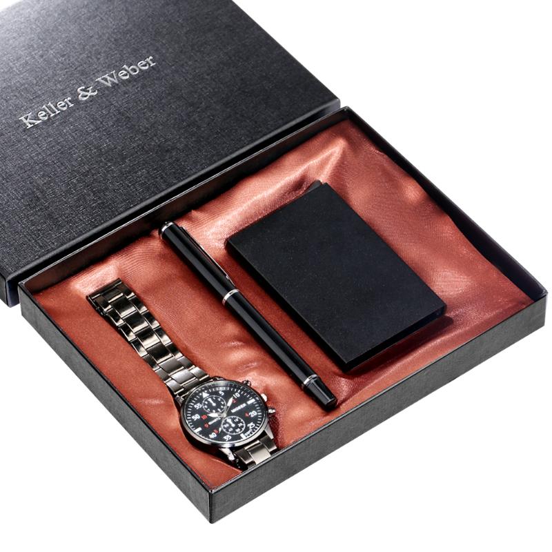 Wristwatches Top Male Watch Signature Pen Card Case Gift Sets Casual Men Clock Quartz Watches Boyfriend Gifts Relogio Masculino, Gift set 28
Wristwatches Top Male Watch Signature Pen Card Case Gift Sets Casual Men Clock Quartz Watches Boyfriend Gifts Relogio Masculino, Gift set 28
