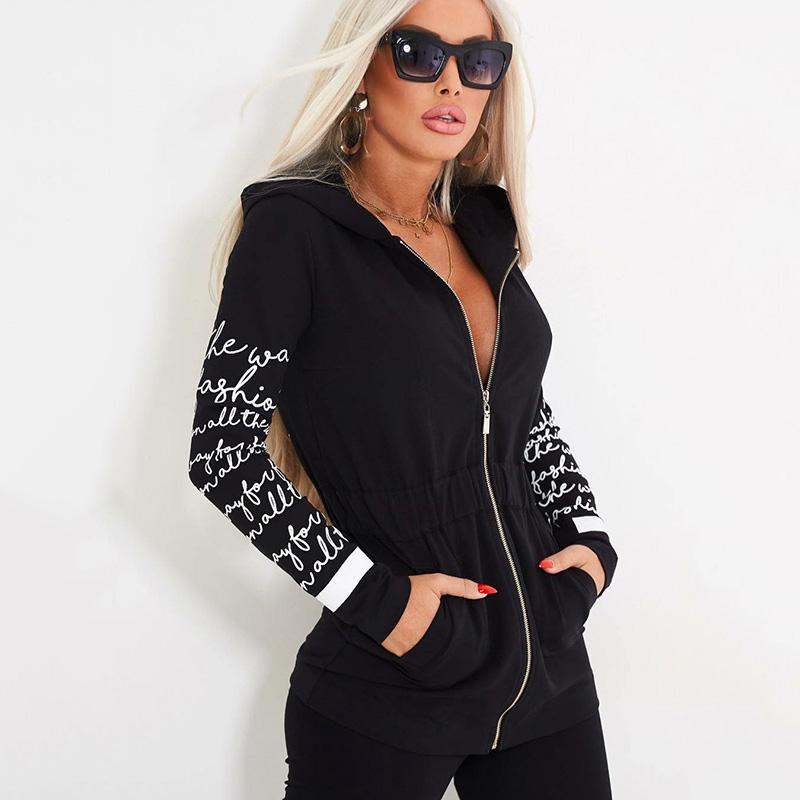 Women's Two Piece Pants Oshoplive Stylish Hooded Letter Zipper Jacket&Leggings Sports Suits Women Casual Simple Black Sportswear For, White
Women's Two Piece Pants Oshoplive Stylish Hooded Letter Zipper Jacket&Leggings Sports Suits Women Casual Simple Black Sportswear For, White