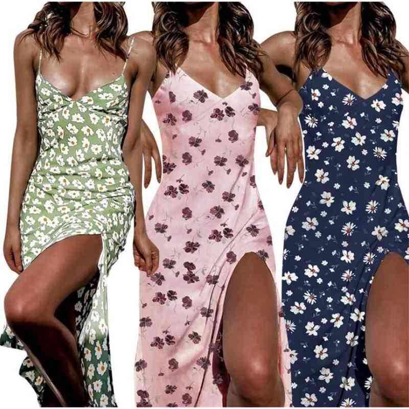 Dresses Women Spring Summer Fashion Elegant Casual Floral Print Bodycon Evening Party es Sexy Side Split Spaghetti Strap Sleeveles, Dark blue
Dresses Women Spring Summer Fashion Elegant Casual Floral Print Bodycon Evening Party es Sexy Side Split Spaghetti Strap Sleeveles, Dark blue