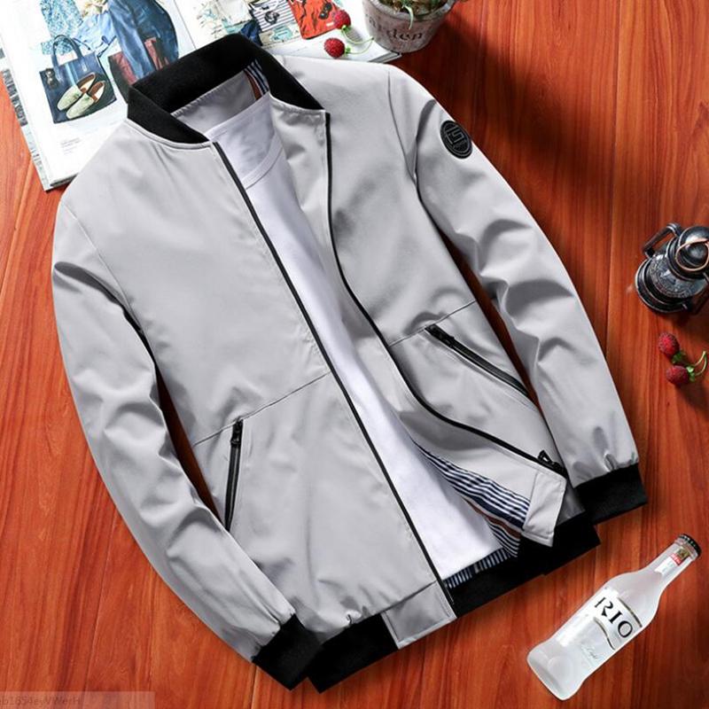 Men's Jackets Bomber Casual Male Outwear Solid Windbreaker Coats Fashion Stand Collar Slim Pilot Streetwear Mens Clothin, Black
Men's Jackets Bomber Casual Male Outwear Solid Windbreaker Coats Fashion Stand Collar Slim Pilot Streetwear Mens Clothin, Black