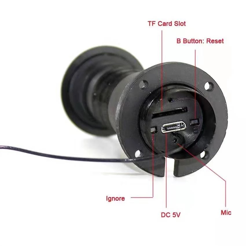 Cameras Door Eye Hole Security 2mp HD 2.1mm Lens Wide Angle FishEye CCTV Network Mini Peephole WifI P2P TF Card