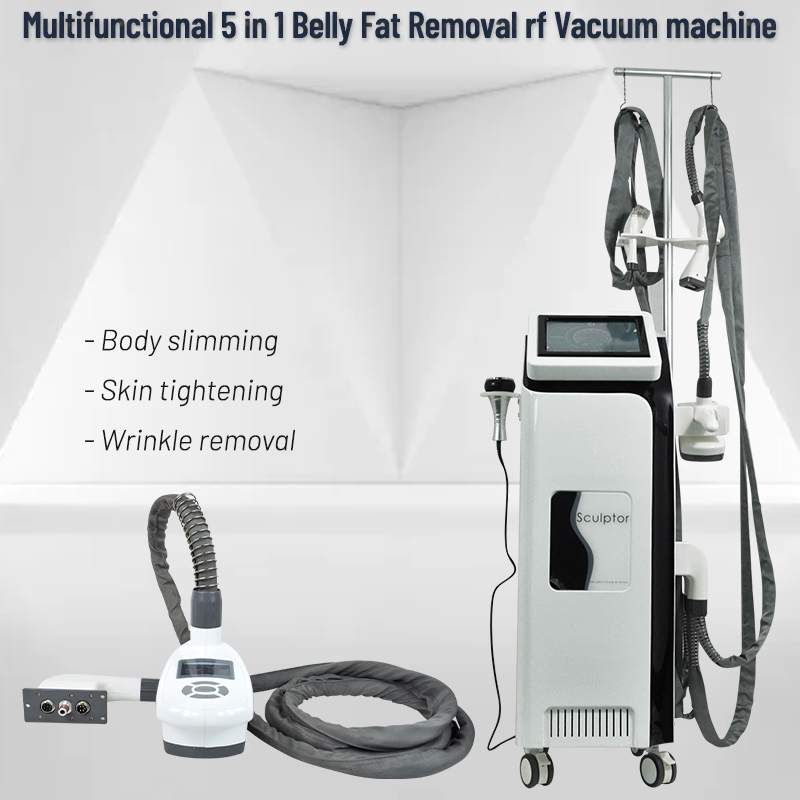 Vela slim machine with vacuum roller RF ultrasound cavitation for body slimming and shaping
Vela slim machine with vacuum roller RF ultrasound cavitation for body slimming and shaping