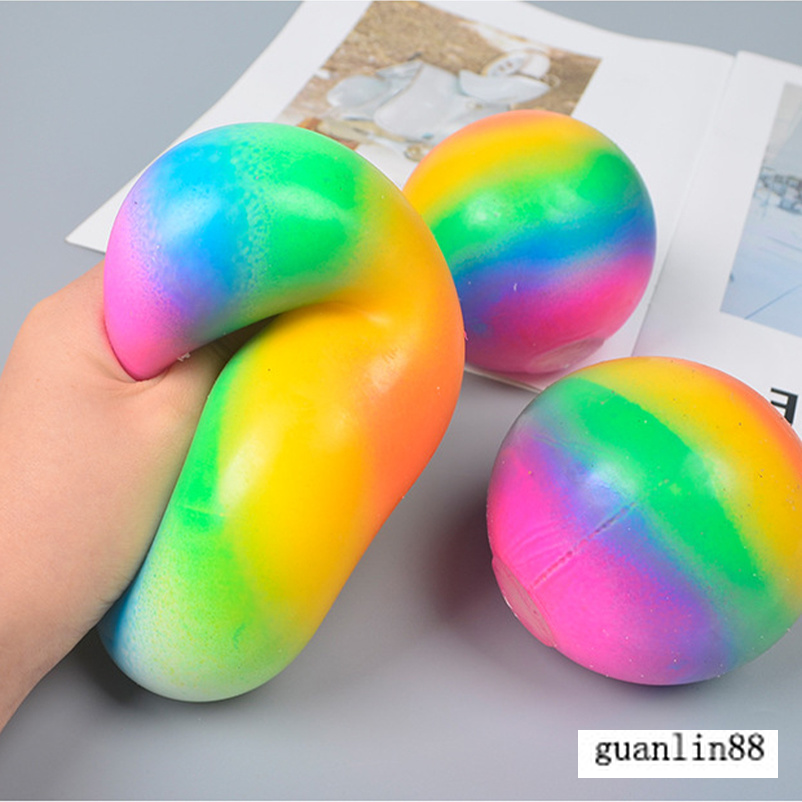 Squishy Rainbow Vent Ball Toys Squeezy Stress Balls Squish Squeeze Stressball Anxiety Relief Autism Fidget Toy
Squishy Rainbow Vent Ball Toys Squeezy Stress Balls Squish Squeeze Stressball Anxiety Relief Autism Fidget Toy