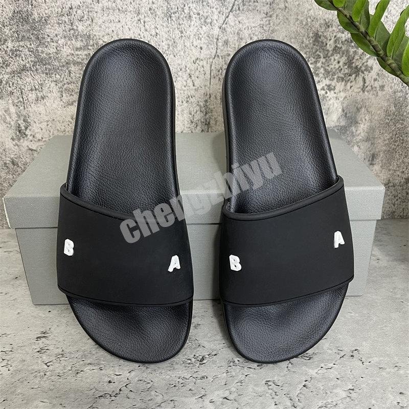 Top Quality Men Womens Slipper Three-dimensional Font Shoes Slide Summer Fashion Wide Flat Sandals Flip Flop With Box Size 36-46
Top Quality Men Womens Slipper Three-dimensional Font Shoes Slide Summer Fashion Wide Flat Sandals Flip Flop With Box Size 36-46