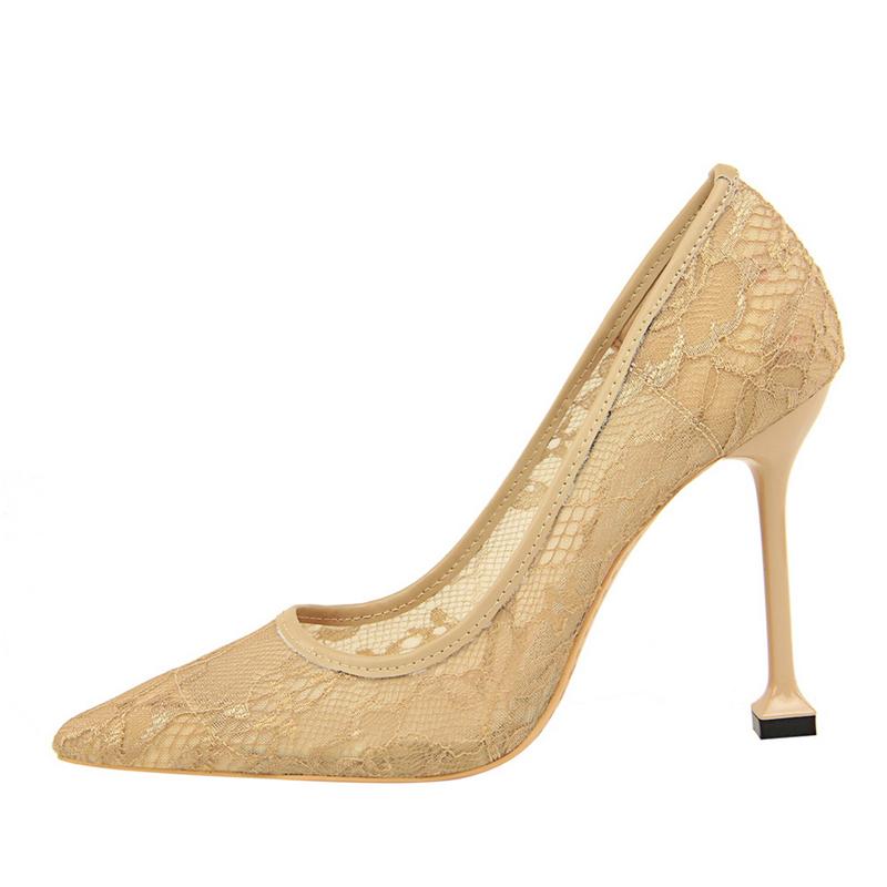 Women Pumps Sexy Lace High Heels Retro Style Ladies 10cm Summer Sandals Pointed Hollow Dress Shoes, White
Women Pumps Sexy Lace High Heels Retro Style Ladies 10cm Summer Sandals Pointed Hollow Dress Shoes, White