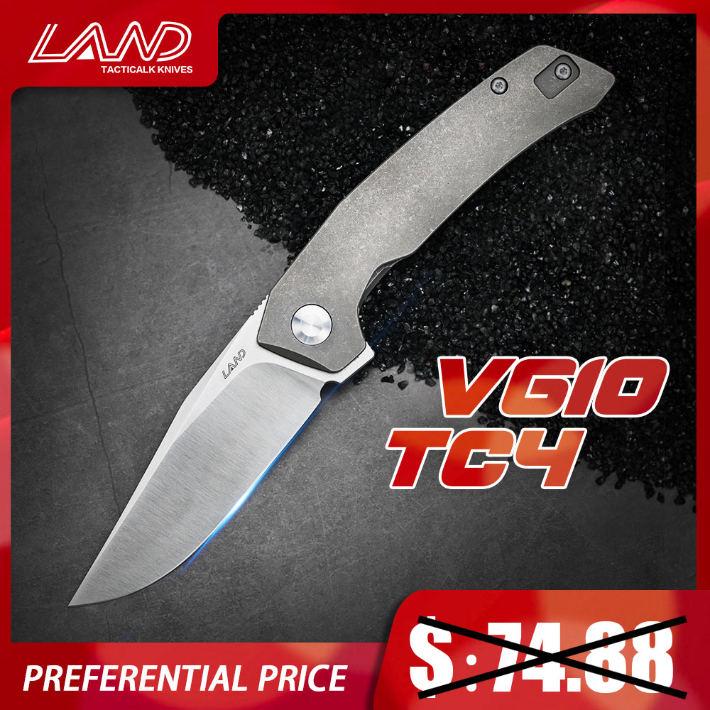 AND 140 Pocket Foding Knife VG10 Bade Neede Bearing TC4 Hande Outdoor Camping Hunting Tactica Surviva Too Knives
AND 140 Pocket Foding Knife VG10 Bade Neede Bearing TC4 Hande Outdoor Camping Hunting Tactica Surviva Too Knives