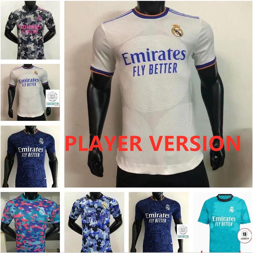 Player version REAL MADRID 20 21 HAZARD SERGIO RAMOS soccer jersey BENZEMA VINICIUS camiseta football shirt uniforms 2021 2022, Blue
Player version REAL MADRID 20 21 HAZARD SERGIO RAMOS soccer jersey BENZEMA VINICIUS camiseta football shirt uniforms 2021 2022, Blue