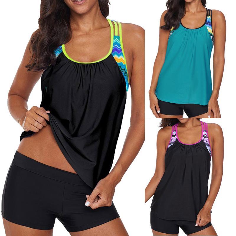 women tankini two piece plus size swimsuit with shorts high waist swimwear female bathing suit beach bathers maios 2021 #t2q women's, White;black
women tankini two piece plus size swimsuit with shorts high waist swimwear female bathing suit beach bathers maios 2021 #t2q women's, White;black