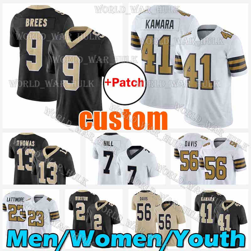 9 Drew Brees 41 Alvin Kamara 7 Taysom Hill Jerseys Custom New OrleansSaints20 Pete Werner 12 Marquez Callaway 98 Payton Turner 27 Malcolm Jenkins Steve Gleason, Custom men (shentu)+patch
9 Drew Brees 41 Alvin Kamara 7 Taysom Hill Jerseys Custom New OrleansSaints20 Pete Werner 12 Marquez Callaway 98 Payton Turner 27 Malcolm Jenkins Steve Gleason, Custom men (shentu)+patch