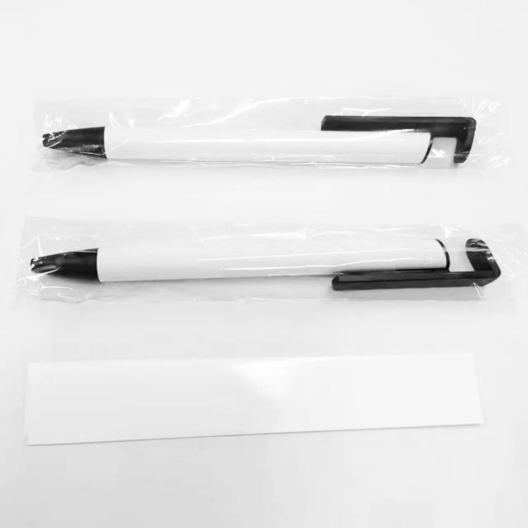 Dhl fedex ups sublimation pen white metal ballpoint pens blank phone stand with shrink wrap for DIY sublimation printing school office
Dhl fedex ups sublimation pen white metal ballpoint pens blank phone stand with shrink wrap for DIY sublimation printing school office