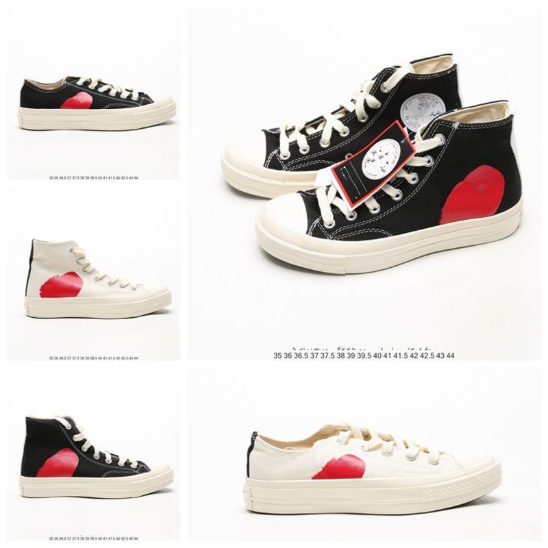 Mens COMMEs des GARCONS PLAY Chuck 1970 Casual Shoes for girl Tayler Vulcanized Sneakers Boy Skateboarding Womens Skate size 35-44
Mens COMMEs des GARCONS PLAY Chuck 1970 Casual Shoes for girl Tayler Vulcanized Sneakers Boy Skateboarding Womens Skate size 35-44