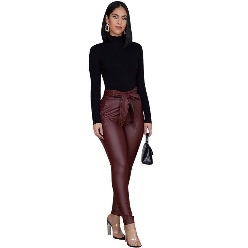 Women' Pants & Capris Echoine Red Elegant PU Learher Winter Pencil Women With Belt Slim Bodycon Skinny High Waist Trousers Female Legging 2, Leather pants
Women' Pants & Capris Echoine Red Elegant PU Learher Winter Pencil Women With Belt Slim Bodycon Skinny High Waist Trousers Female Legging 2, Leather pants