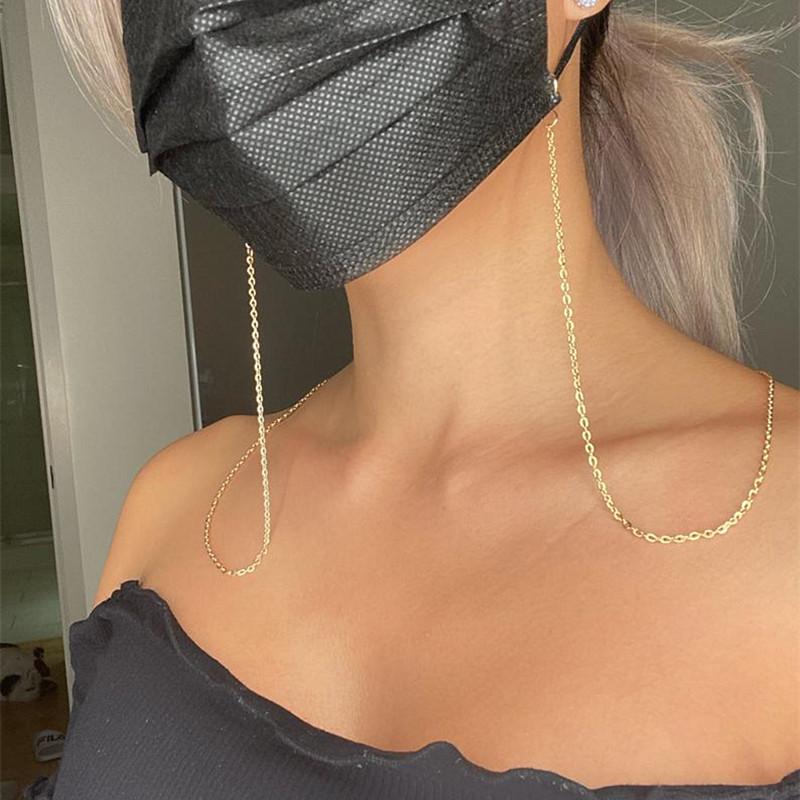 Chains Face Cover Holder Mask Lanyard Strap Necklace For Women Long Chain Jewelry Men 24" Stainless Steel Figaro, Silver
Chains Face Cover Holder Mask Lanyard Strap Necklace For Women Long Chain Jewelry Men 24" Stainless Steel Figaro, Silver