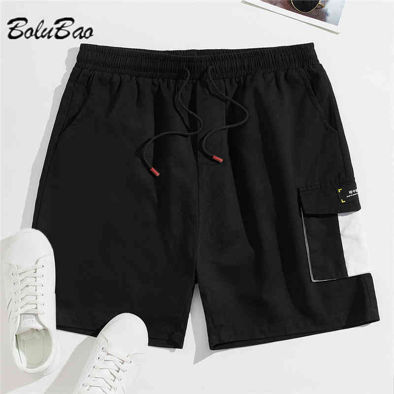 BOLUBAO Summer Men Casual Shorts Splicing Pocket Loose Breathable Sports Drawstring Shorts Men's Fashion Streetwear Shorts 210518, Black
BOLUBAO Summer Men Casual Shorts Splicing Pocket Loose Breathable Sports Drawstring Shorts Men's Fashion Streetwear Shorts 210518, Black