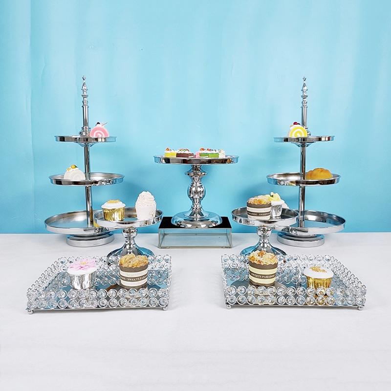 Other Bakeware Arrive 3 Tiers Cake Stand Silver Decorating Supplies Cupcake Tower Wedding Plates Set Metal
Other Bakeware Arrive 3 Tiers Cake Stand Silver Decorating Supplies Cupcake Tower Wedding Plates Set Metal