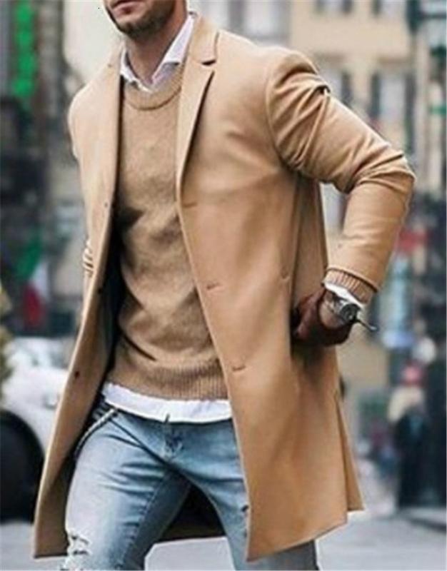 Wool & Blends Fashion Men's Trench Coats Warm Thicken Woolen Peacoat Tops Outwear Overcoat Long Sleeve Button Jacket, Beige
Wool & Blends Fashion Men's Trench Coats Warm Thicken Woolen Peacoat Tops Outwear Overcoat Long Sleeve Button Jacket, Beige