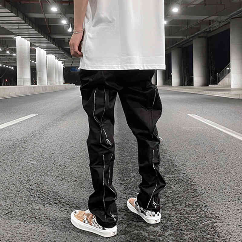 High Street Pants Back Zipper Casual Trousers Mens Washed Black Straight Loose Cargo Oversize Hip Hop Baggy Overalls
High Street Pants Back Zipper Casual Trousers Mens Washed Black Straight Loose Cargo Oversize Hip Hop Baggy Overalls