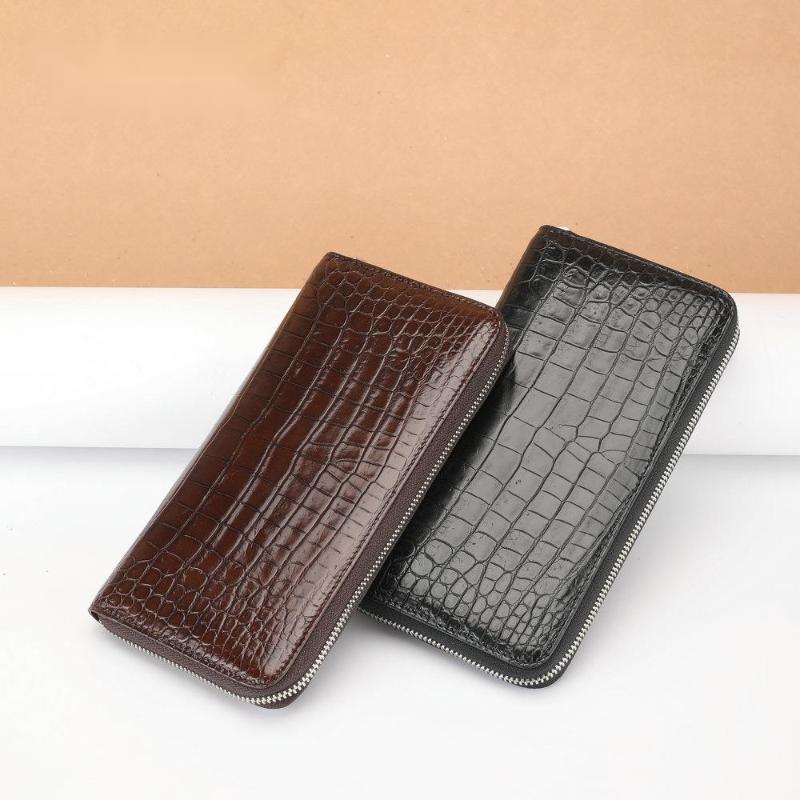 Crocodile Belly Money Bag Men's Long Wallet Mens Designer Business Leisure Leather Holographic Purses Coin Purse Wallets, Red;black
Crocodile Belly Money Bag Men's Long Wallet Mens Designer Business Leisure Leather Holographic Purses Coin Purse Wallets, Red;black