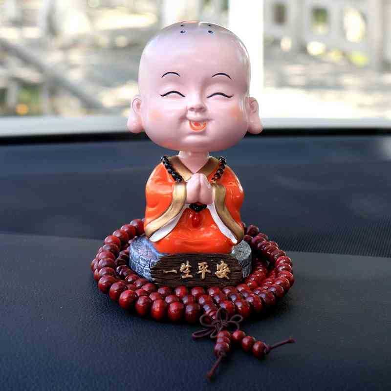 Car ornaments lovely shaking head center console monk little Sami doll car interior decoration products Buddhist Zen
Car ornaments lovely shaking head center console monk little Sami doll car interior decoration products Buddhist Zen