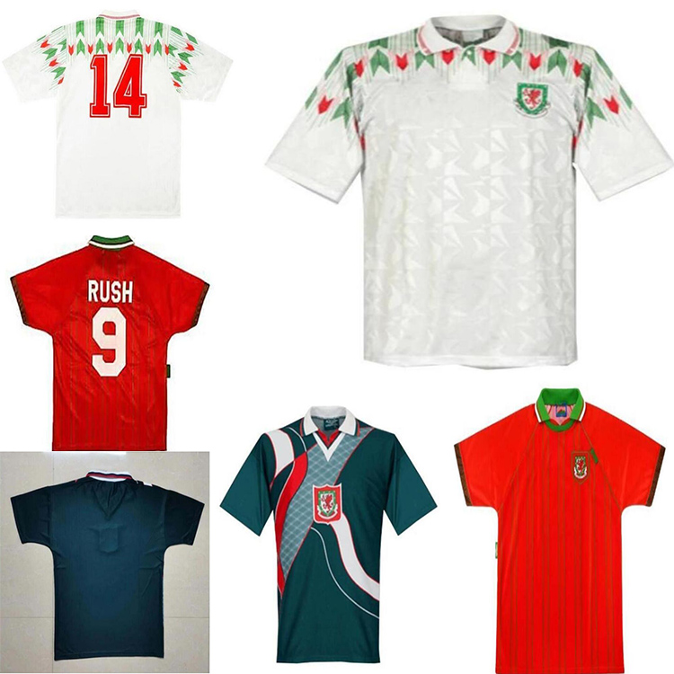 1994 Wales retro melville soccer jersey 1995 1996 RUSH Giggs Hughes Saunders Boden Speed vintage classic HOME AWAY adult football shirtS, Black;yellow
1994 Wales retro melville soccer jersey 1995 1996 RUSH Giggs Hughes Saunders Boden Speed vintage classic HOME AWAY adult football shirtS, Black;yellow
