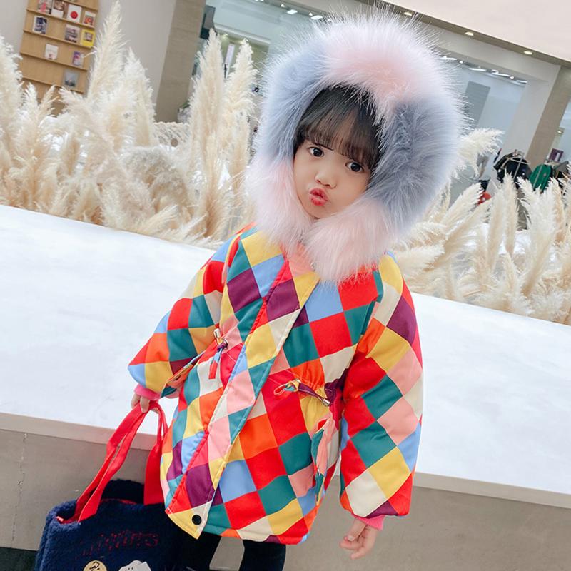 Jackets 40# Plaid Multicolor Toddler Girls Kids Winter Thick Hooded Down Zipper Outwear Jacket Coat Faux Fur Kawaii Cotton Coats, Blue;gray
Jackets 40# Plaid Multicolor Toddler Girls Kids Winter Thick Hooded Down Zipper Outwear Jacket Coat Faux Fur Kawaii Cotton Coats, Blue;gray