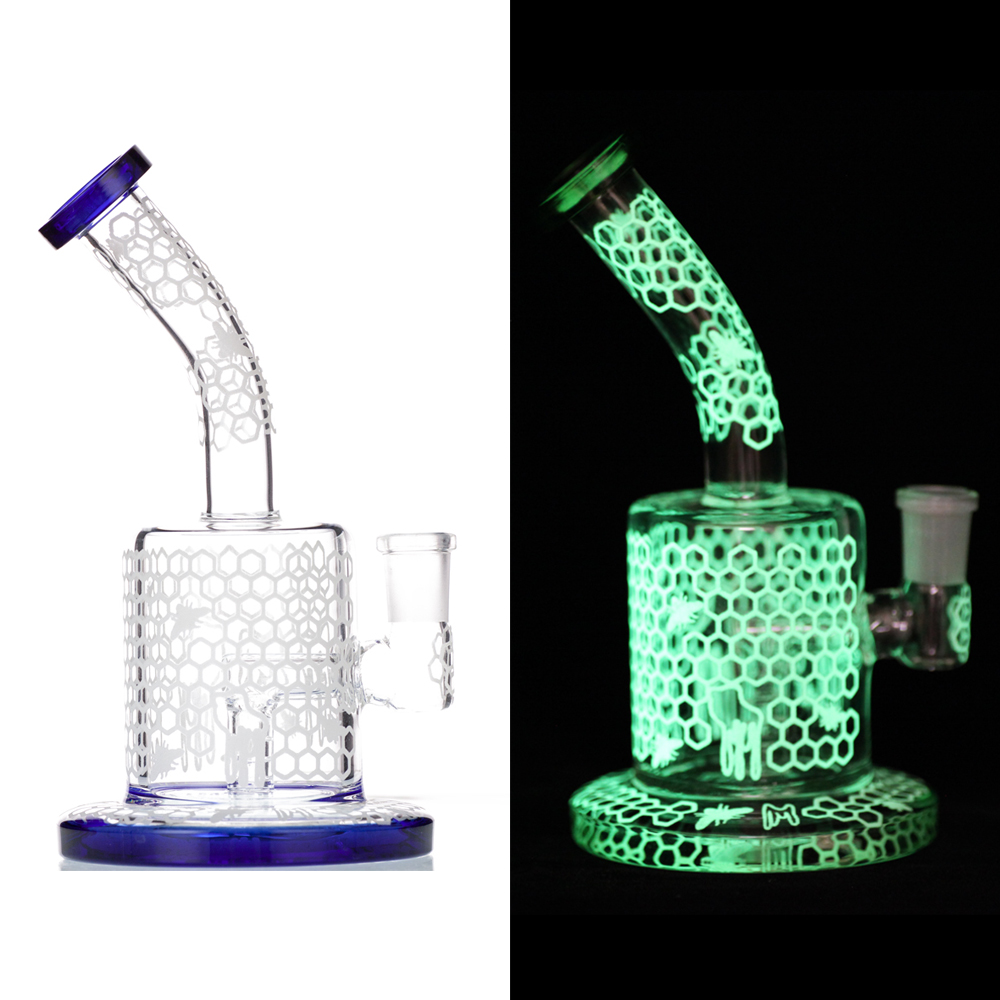 Hookah Glass Bong Dab Rig 7 Inch Luminous Glow In Dark With 14mm Joint Quartz Banger
Hookah Glass Bong Dab Rig 7 Inch Luminous Glow In Dark With 14mm Joint Quartz Banger