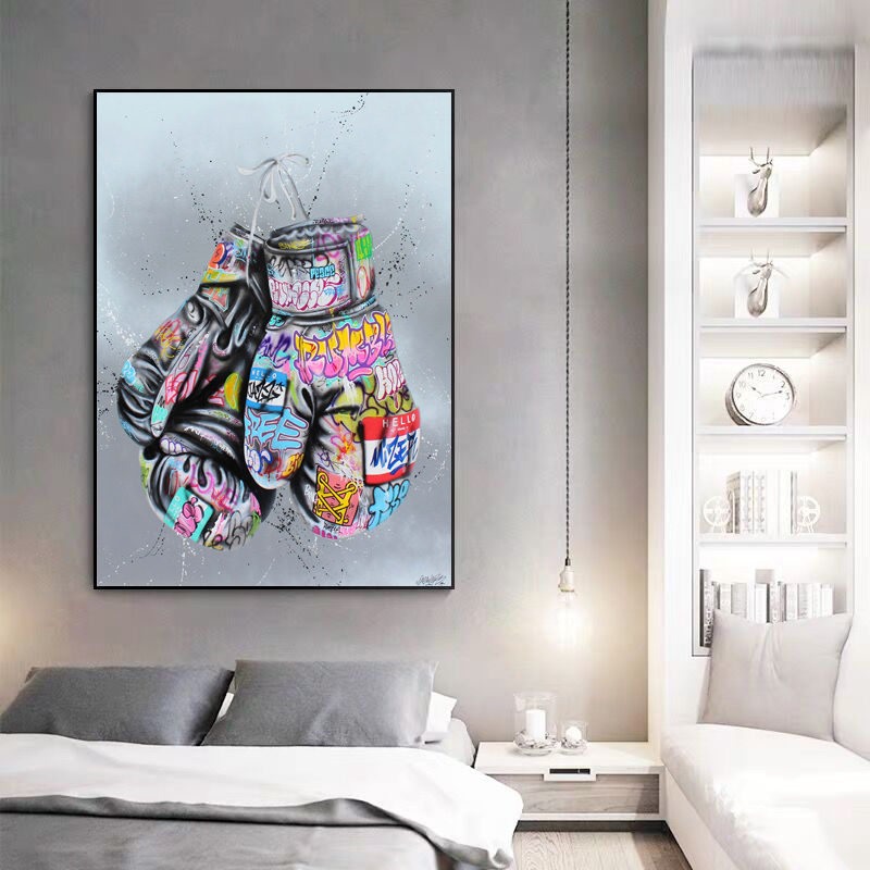 Abstract Hands Painting Wall Art Pictures For Living Room Canvas Art Home Decoration Graffiti Posters And Print