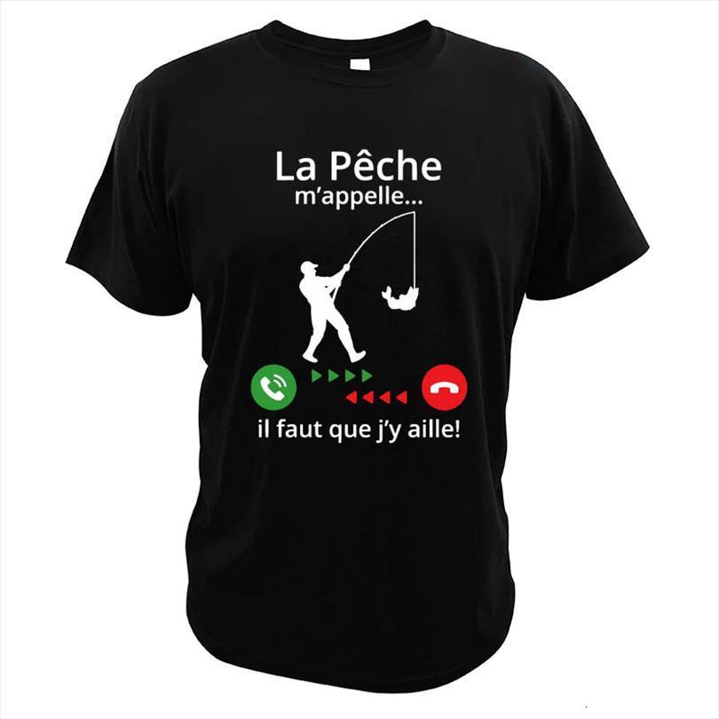 fishing calls me i must mens t shirt go humor fisherman funny 100% cotton design casual soft clothing, White;black