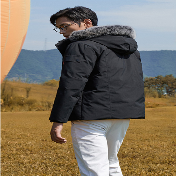 Men' jacket fur coat classic casual down outdoor removable hat for wind protection and warmth, Picture color
Men' jacket fur coat classic casual down outdoor removable hat for wind protection and warmth, Picture color