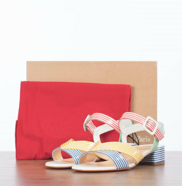 Women Sandals shoe luxury paris red bottom high heels chunky heeled palavas sandal Multi color patent leather ankle stripes brand shoes
Women Sandals shoe luxury paris red bottom high heels chunky heeled palavas sandal Multi color patent leather ankle stripes brand shoes