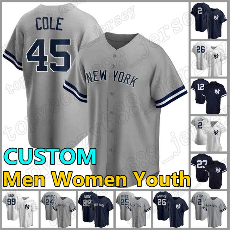 New 45 Gerrit Cole York Custom Yankees Jersey Mariano Rivera Baseball Babe Ruth Men Aaron Judge Women DJ LeMahieu Youth Clint Frazier, Blue;black
New 45 Gerrit Cole York Custom Yankees Jersey Mariano Rivera Baseball Babe Ruth Men Aaron Judge Women DJ LeMahieu Youth Clint Frazier, Blue;black