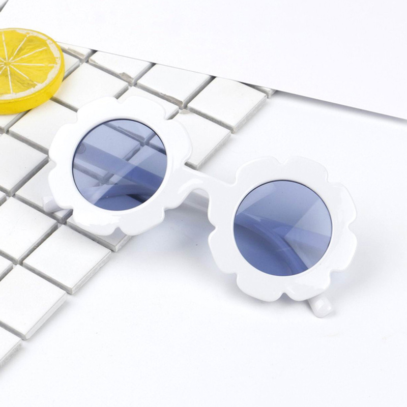 2021 Kids Round Shell Shape Sunglasses Children Fashion Cute Ripple Flower Sun glasses Leopard UV400 Girls Boys Baby Pink Eyewear Gift Z260305